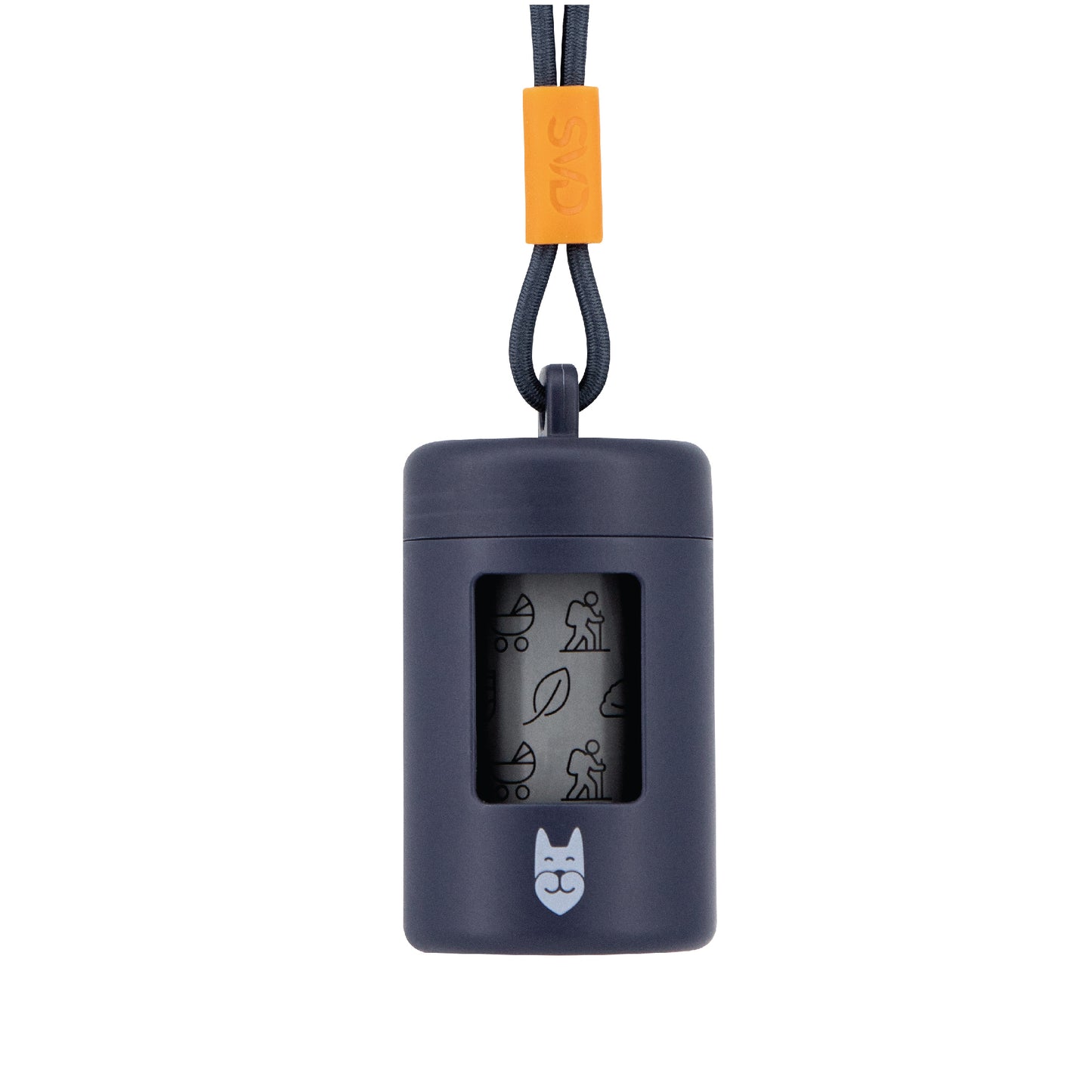 Retractable waste bag dispenser